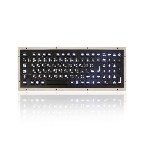 Tastiera ad incastro - K-TEK-A340KP-FN-BL-BT-DWP - Key Technology China Limited - con tasto Fn / 102 tasti / per uso esterno