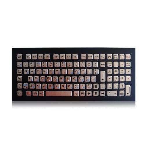 Tastiera ad incastro - K-TEK-B340KP-FN-BT-DWP - Key Technology China Limited - con tasto Fn / 99 tasti / per centro pubblico e terminale Internet