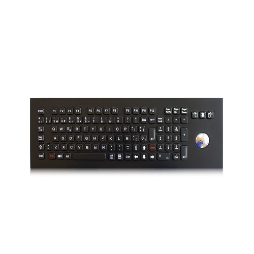 Tastiera ad incastro - K-TEK-A420-OTB-KP-FN-BT-DWP - Key Technology China Limited - con tasto Fn / con mouse integrato a tre tasti / 104 tasti