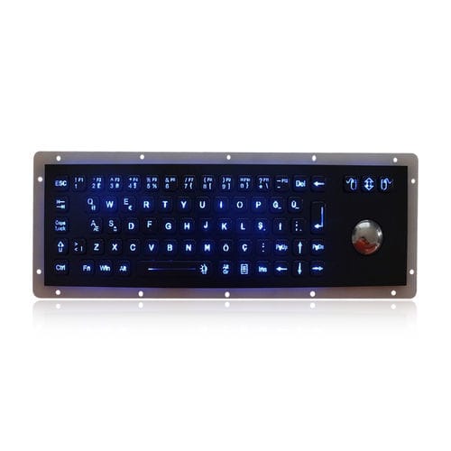 Tastiera ad incastro - K-TEK-A343-OTB-BL-BT-DWP - Key Technology China Limited - a tasti meccanici / con mouse integrato a tre tasti / 71 tasti