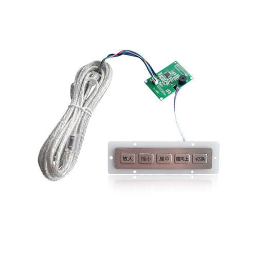 Tastiera numerica 5 tasti - K-TEK-B135FK-5-DWP - Key Technology China Limited - ad incastro / in acciaio inossidabile / RS-232