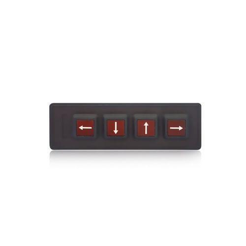 Tastiera numerica di controllo - K-TEK-M32FK-4-AC-BL - Key Technology China Limited - 4 tasti / ad incastro / in gomma siliconica