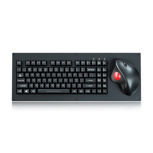 Tastiera ad incastro - K-TEK-M458-OTB-FN-MA-BL-NV-151B - Key Technology China Limited - a tasti meccanici / con tasto Fn / con mouse integrato a tre tasti