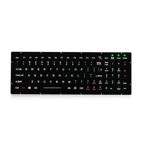 Tastiera ad incastro - K-TEK-M334KP-FN-BL-IT-NV-151B-DWP - Key Technology China Limited - a tasti meccanici / con tasto Fn / 101 tasti