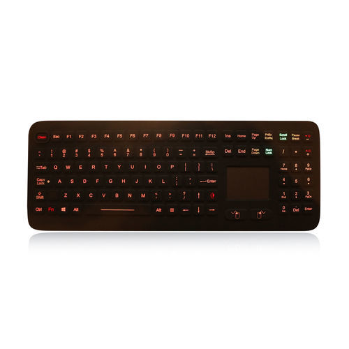 Tastiera da ufficio - K-TEK-M399TP-KP-FN-BL-DT - Key Technology China Limited - a tasti meccanici / con tasto Fn / con mouse integrato a due tasti