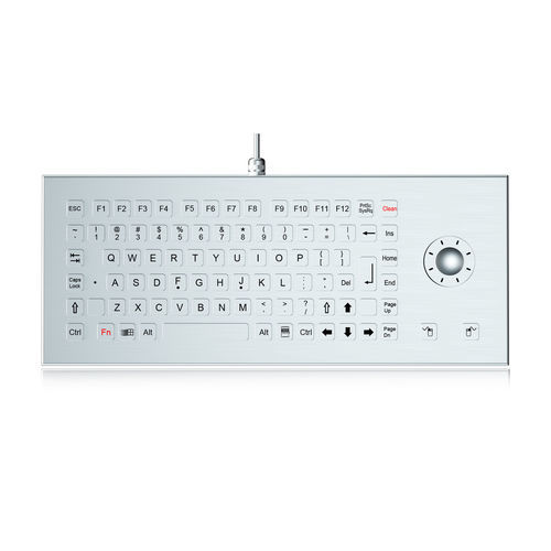 Tastiera da ufficio - K-TEK-B380-DHP-FN-DT-DWP - Key Technology China Limited - a tasti meccanici / con tasto Fn / con mouse integrato a due tasti