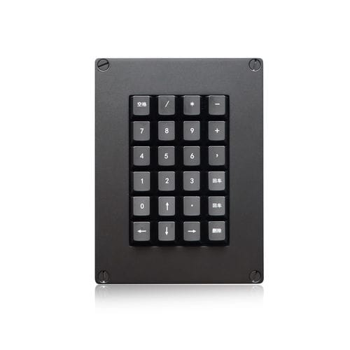 Tastiera numerica 24 tasti - K-TEK-M129KP-MA-BL-ML - Key Technology China Limited - ad incastro / in lega d'alluminio / USB
