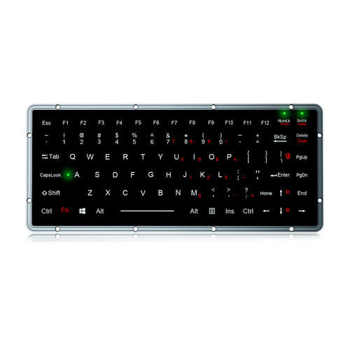 Tastiera ad incastro - K-TEK-M270-FN-BL-IT-NV-151B-DWP - Key Technology China Limited - a tasti meccanici / con tasto Fn / 86 tasti