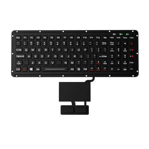 Tastiera ad incastro - K-TEK-M315KP-FN-BL-NV-151B+TP80-DML - Key Technology China Limited - con tasto Fn / con mouse integrato a due tasti / 102 tasti
