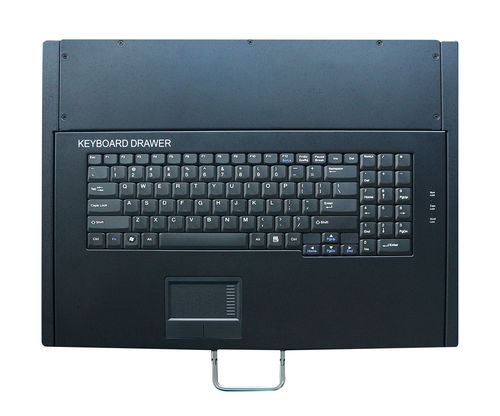 Tastiera montata su rack-cassetto - K-TEK-1U-KB-TP-PL - Key Technology China Limited - con tasto Fn / con mouse integrato a due tasti / 99 tasti