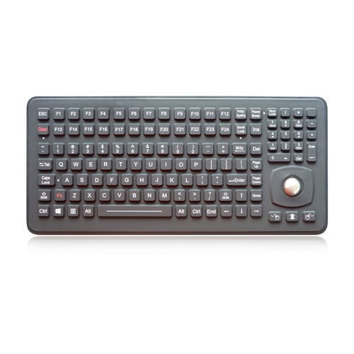 Tastiera ad incastro - K-TEK-M379-OTB-KP-FN-IL-SS - Key Technology China Limited - a tasti meccanici / con tasto Fn / con mouse integrato a tre tasti