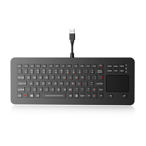 Tastiera da ufficio - K-TEK-M327TP-FN-BL-NV-151B-DT-DWP - Key Technology China Limited - a tasti meccanici / con mouse integrato a due tasti / 88 tasti