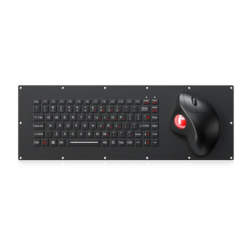 Tastiera ad incastro - K-TEK-M440-OTB-FN-BL-NV-151B-DWP-AL - Key Technology China Limited - a tasti meccanici / 86 tasti / con trackball