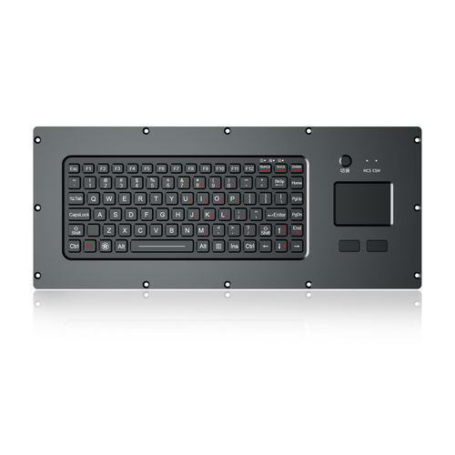 Tastiera ad incastro - K-TEK-M420TP-FN-BL-NV-151B-BT+KVM - Key Technology China Limited - a tasti meccanici / con mouse integrato a due tasti / 87 tasti
