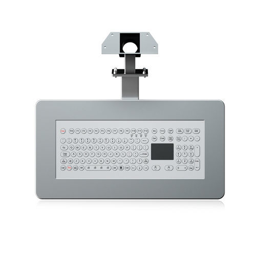 Tastiera da ufficio - K-TEK-D527TP-KP-FN-MDT-AL - Key Technology China Limited - a membrana / con tasto Fn / con mouse integrato a due tasti