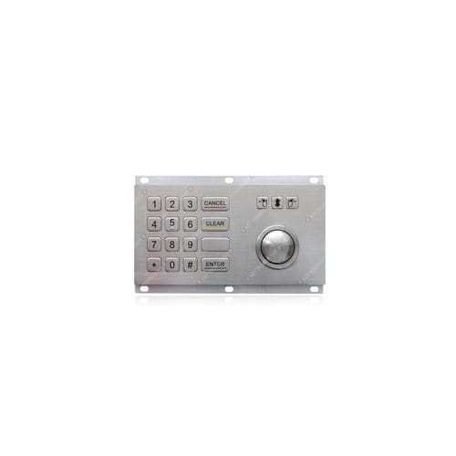 Tastiera numerica 16 tasti - K-TEK-B196-38-MTB-60-KP - Key Technology China Limited - ad incastro / a tasti meccanici / in acciaio inossidabile