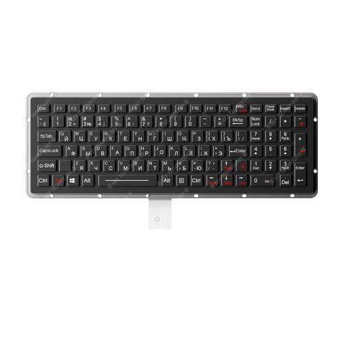 Tastiera ad incastro - K-TEK-M327KP-FN-BL-DM-DWP - Key Technology China Limited - a tasti meccanici / 101 tasti / con tasto Fn