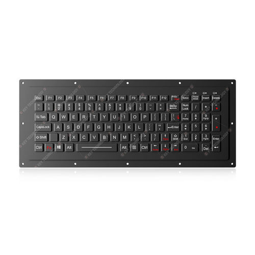 Tastiera ad incastro - K-TEK-M338-122KP-FN-BL-NV-151B-DWP - Key Technology China Limited - a tasti meccanici / 101 tasti / per l’industria dei trasporti