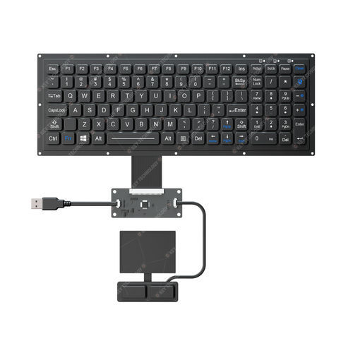 Tastiera ad incastro - K-TEK-M315KP-FN-BL-FC-KC+TP65-DML+2K - Key Technology China Limited - a tasti meccanici / con mouse integrato a due tasti / 102 tasti