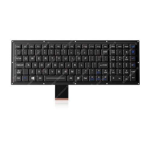 Tastiera ad incastro - K-TEK-M340KP-FN-BL-FC-KC-DM - Key Technology China Limited - a tasti meccanici / 102 tasti / per l’industria dei trasporti