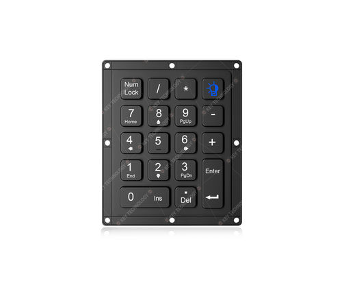 Tastiera ad incastro - K-TEK-M87KP-18-BL-KC-ML - Key Technology China Limited - a tasti meccanici / 18 tasti / per l’industria dei trasporti