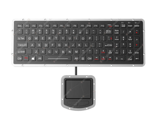 Tastiera ad incastro - K-TEK-M327KP-FN-BL-NV-151B-DWP+M73TP - Key Technology China Limited - a tasti meccanici / 101 tasti / con mouse integrato a due tasti