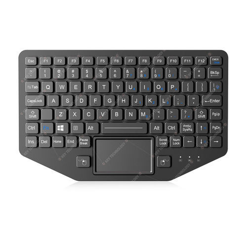 Tastiera ad incastro - K-TEK-M275TP-FN-BL-KC-ANA-151B - Key Technology China Limited - contatto carbonio / con mouse integrato a due tasti / con tasto Fn