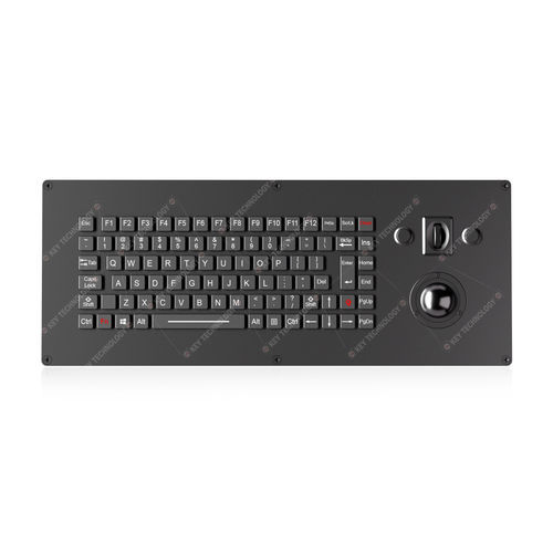Tastiera ad incastro - K-TEK-M435-172-MTB-AVR-RM-FN-BL-151B-DWP - Key Technology China Limited - contatto carbonio / 91 tasti / con trackball