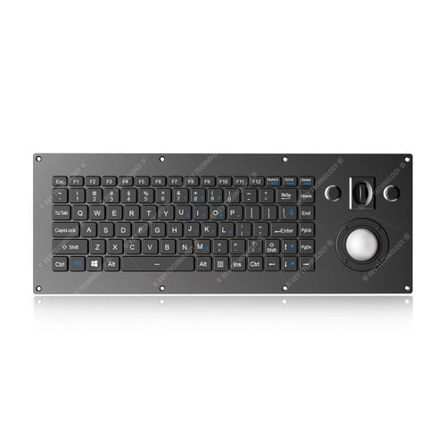 Tastiera ad incastro - K-TEK-V405-OTB-AVR-RM-FN-BL-FC-SC-ANA-151B-BT - Key Technology China Limited - con interruttori a forbice / con mouse integrato a due tasti / 86 tasti
