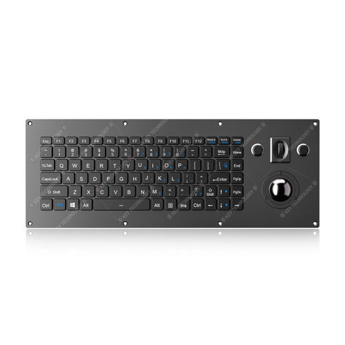 Tastiera ad incastro - K-TEK-V405-MTB-AVR-RM-FN-BL-FC-SC-ANA-151B-BT - Key Technology China Limited - con interruttori a forbice / 86 tasti / con trackball