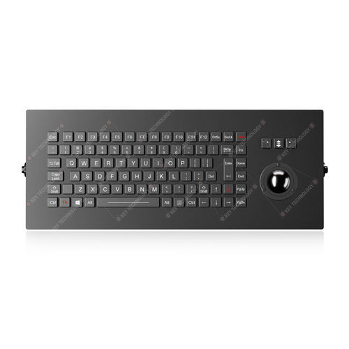 Tastiera da ufficio - K-TEK-M410-38-MTB-AVR-FN-BL-NV-151B-SDT - Key Technology China Limited - contatto carbonio / con mouse integrato a tre tasti / 91 tasti