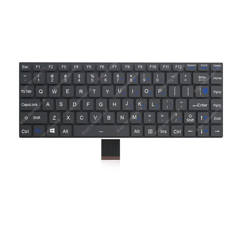 Tastiera ad incastro - K-TEK-V285-FN-BL-FC-SC-DM-DWP - Key Technology China Limited - con interruttori a forbice / 86 tasti / per applicazioni mediche