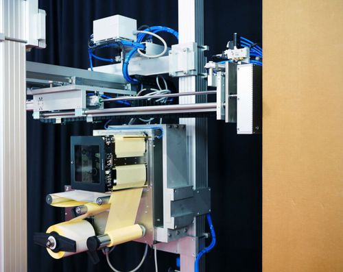 Stampante-applicatore di etichette per applicazione laterale - EURO JUMBO EVO 6" - Etipack - per prodotti cosmetici / per pallet / per prodotti alimentari