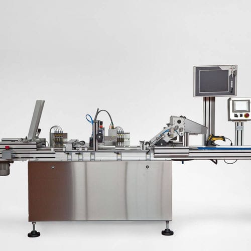 Macchina di etichettatura automatica - SYSTEM 9 PHARMA - Etipack - per cartoni / per casse / per l'industria farmaceutica