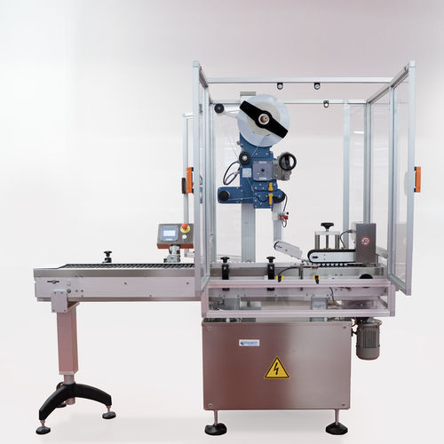 Macchina di etichettatura automatica - Sistema 3 - Etipack - per bottiglie / wraparound / per il settore cosmetico