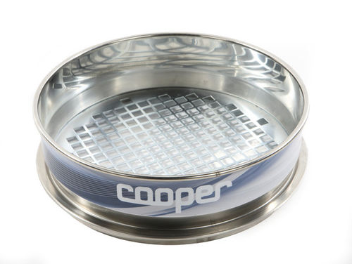 Setaccio di prova - Cooper Research Technology - in lamiera forata / in acciaio inossidabile