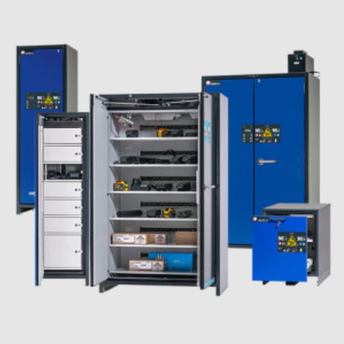 Armadio di stoccaggio - ION-LINE - asecos GmbH - di sicurezza / a pavimento / a cassetti