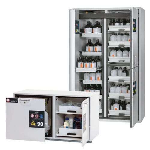 Armadio di stoccaggio - K-LINE - asecos GmbH - di sicurezza / a pavimento / con 2 sportelli