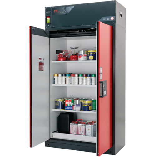 Armadio di stoccaggio - FX-LINE - asecos GmbH - di sicurezza / a pavimento / a 2 porte