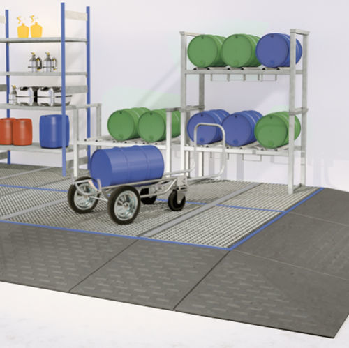 Piattaforma di contenimento in polietilene - 31395 - asecos GmbH - modulare