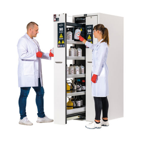 Armadio di stoccaggio - V-CLASSIC-90 MULTIRISK - asecos GmbH - di sicurezza / a pavimento / 2 cassetti