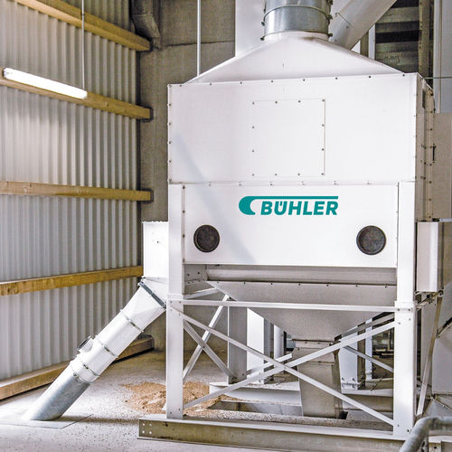 Depolveratore industriale a filtro - AS series - Bühler Group - per l'industria agroalimentare / compatto / per polvere abrasiva