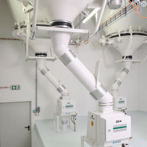 Sistema di scarico per calcestruzzo - MFVH series - Bühler Group - per edificio / per silo / per prodotti sfusi
