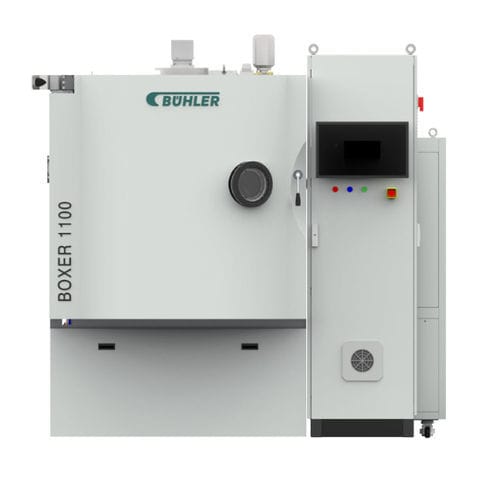 Macchina di evaporazione sotto vuoto antiriflettente - BOXER series - Bühler Group - riflettente / per la produzione di lenti Rx