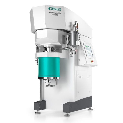 Mulino agitatore per materiali per batterie - MicroMedia Invicta - Bühler Group - per rivestimento / per inchiostro / per getto d’inchiostro