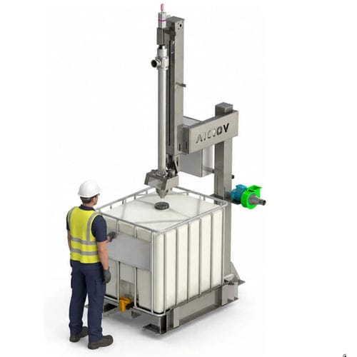 Riempitrice semiautomatica - LSC - AiCROV - IBC / per liquidi viscosi / per liquidi non schiumogeni