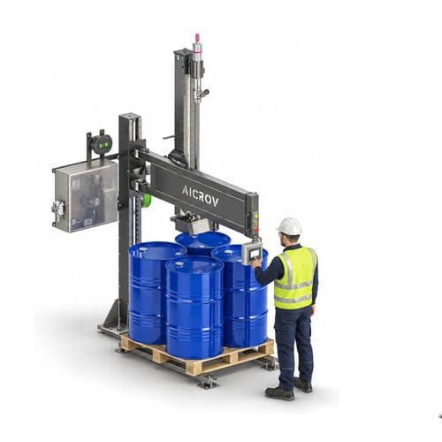 Riempitrice semiautomatica - AiCROV - per fusti / IBC / per secchi