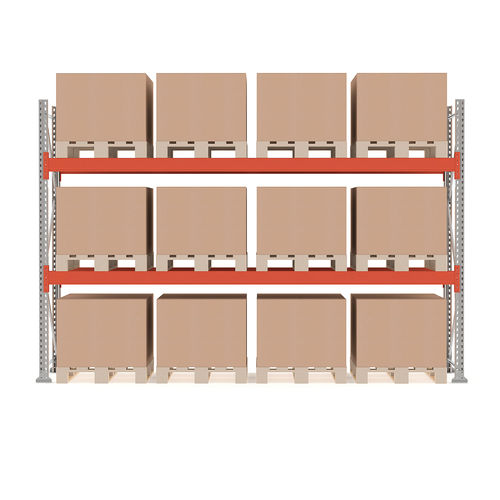 Scaffalatura per magazzino di stoccaggio - 23705 - AJ Produkter - per movimentazione / regolabile / per pallet