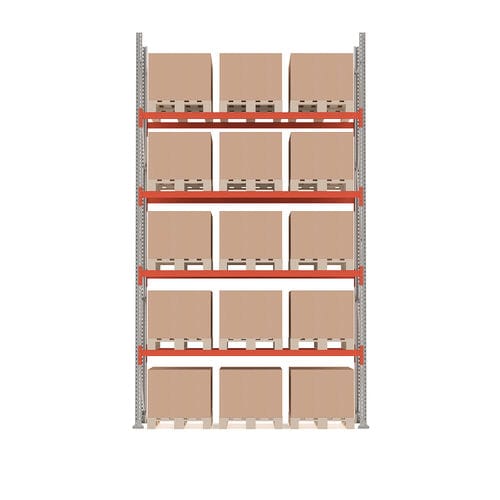 Scaffalatura per magazzino di stoccaggio - 23715 - AJ Produkter - per movimentazione / regolabile / per pallet