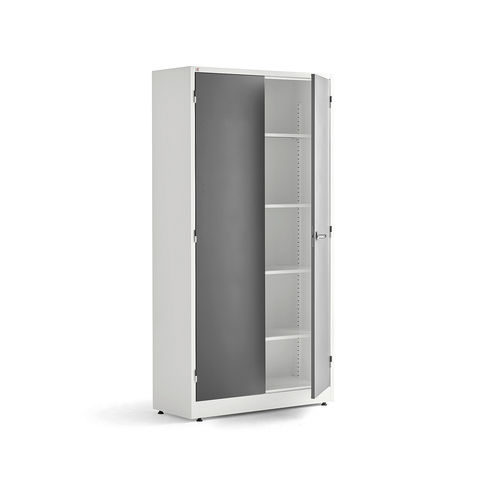 Armadio di stoccaggio - 10363 - AJ Produkter - a pavimento / a ripiani / con 2 sportelli